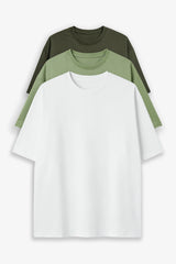 Bodic Oversized T-shirt Combo with Three Colours