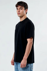 Bodic Men's iconic Bodic Panther Design in Graphic Printed Oversized Drop Shoulder Sleeves T shirt