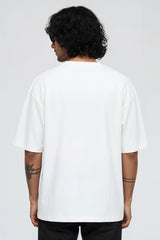 Dragon Warrior Design Graphic Printed Oversized Drop Shoulder Sleeves T shirt