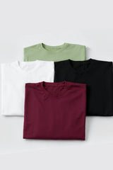Bodic Oversized T-shirt Combo with Four Colours
