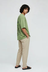 Garfield Cat Creative design (Hang out) Graphic Printed Oversized Drop Shoulder Sleeves T shirt