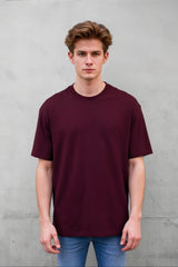 Bodic Men's Fitness Graphic Printed Oversized Drop Shoulder Sleeves T shirt