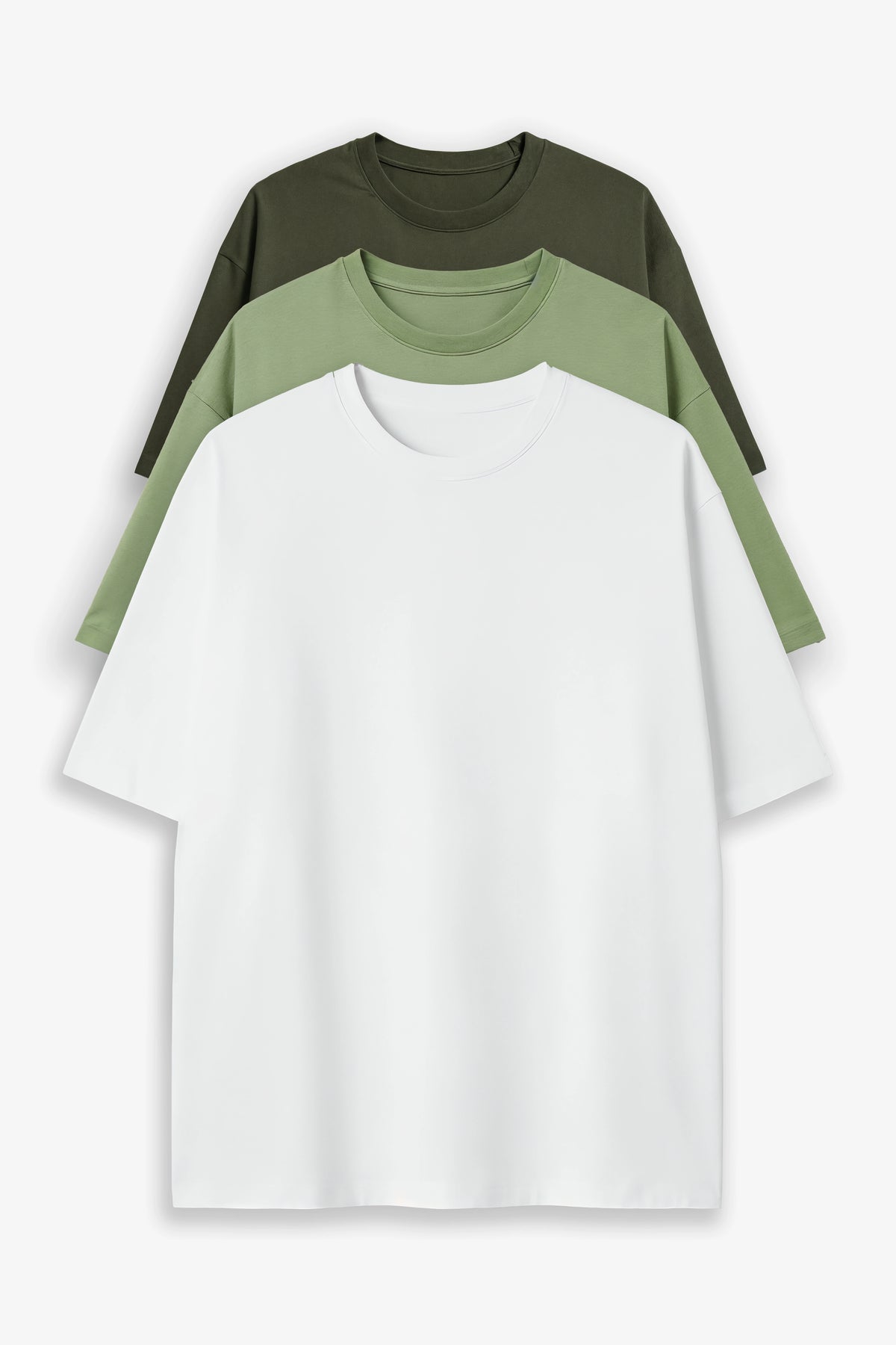 Bodic Oversized T-shirt Combo with Three Colours