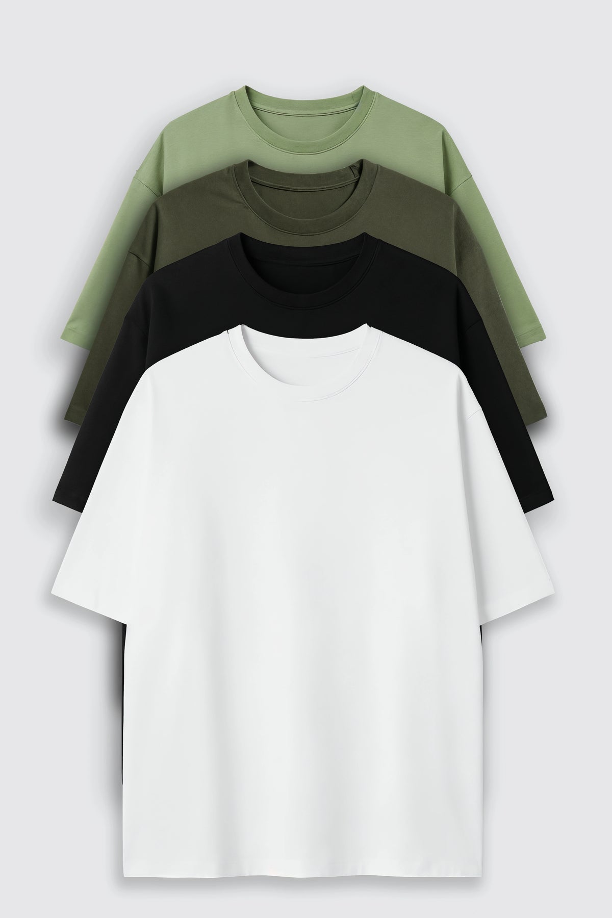 Bodic Oversized T-shirt Combo with Four Colours