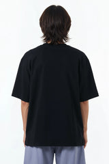 Bodic Design	Graphic Printed Oversized Drop Shoulder Sleeves T shirt