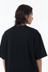 Friends Design Graphic Printed Oversized Drop Shoulder Sleeves T-shirt