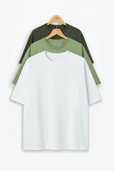 Bodic Oversized T-shirt Combo with Three Colours