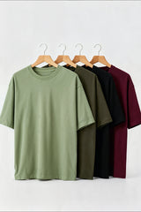 Bodic Oversized T-shirt Combo with Four Colours