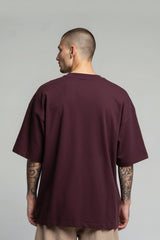 Bodic Men's From Rasgulla to 6 Pack Graphic Printed Oversized Drop Shoulder Sleeves T shirt